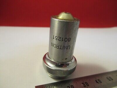 UNITRON M40 40X LENS OBJECTIVE MICROSCOPE PART OPTICS AS PICTURED &T6-A-11