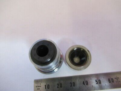 ANTIQUE LEITZ WETZLAR LENS + IRIS OBJECTIVE MICROSCOPE PART AS PICTURED &B3-B-13