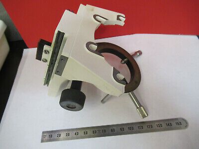 ZEISS AXIOSKOP GERMANY CONDENSER HOLDER MICROSCOPE PART AS PICTURED #8Y-A-01