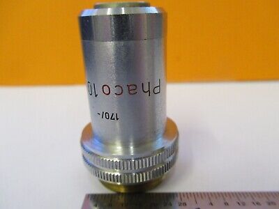 LEITZ GERMANY OBJECTIVE PHACO 10X /170 MICROSCOPE PART OPTICS AS PIC &A9-A-71