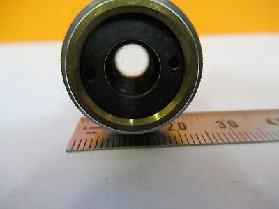 VINTAGE BAUSCH LOMB 10X OBJECTIVE OPTICS MICROSCOPE PART AS PICTURED &W3-B-37