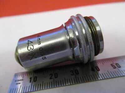 BAUSCH LOMB OBJECTIVE 43X LENS OPTICS MICROSCOPE PART AS PICTURED &8Y-A-30