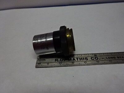 MICROSCOPE PART OBJECTIVE AUS JENA GERMANY POL 6.3X [dirty] OPTICS AS IS #84-20