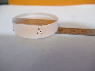 OPTICAL FLAT ORIEL COATED LENS LASER OPTICS AS PICTURED R5-A-78