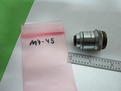 MICROSCOPE OBJECTIVE BAUSCH LOMB 10X OPTICS AS IS BIN#M7-45