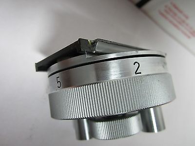 ZEISS GERMANY TURRET NOSEPIECE MICROSCOPE PART OPTICS #K3-04