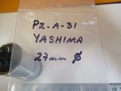 YASHIMA JAPAN EYEPIECE W5X OCULAR 27mm LENS MICROSCOPE PART AS PICTURED P2-A-31