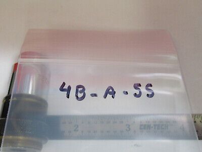 CARL ZEISS GERMANY PLAN 10X /160 OBJECTIVE LENS MICROSCOPE PART AS PIC 4B-A-55