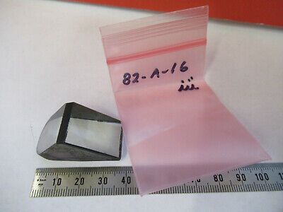 OPTICAL GLASS PRISM MICROSCOPE PART OPTICS AS PICTURED #82-A-16