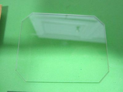 OPTICAL FLAT GLASS CUT CORNERS LASER OPTICS BIN#8M