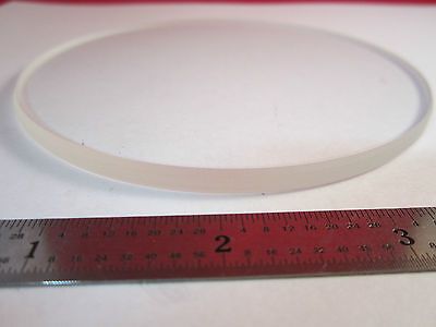 OPTICAL LARGE COATED GLASS WINDOW MIL SPEC LASER OPTICS BIN#8X-23