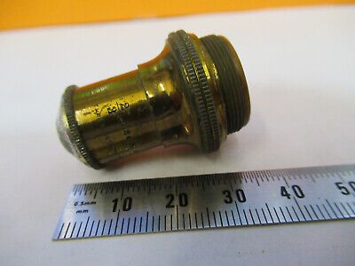 ANTIQUE BAUSCH LOMB 2/3 OBJECTIVE OPTICS MICROSCOPE PART AS PICTURED &W3-B-19