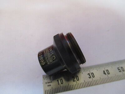 WILD HEERBRUGG SWISS OBJECTIVE 4X OPTICS MICROSCOPE PART AS PICTURED &87-FT-55