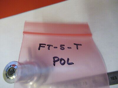 TASCO UNITRON POL OBJECTIVE 10X POLARIZING MICROSCOPE PART AS PICTURED &FT-5-T