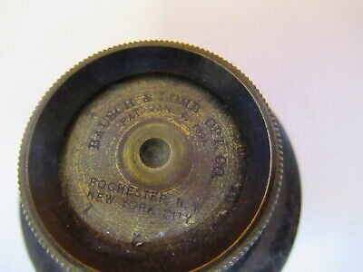 ANTIQUE BRASS BAUSCH LOMB PIECE MICROSCOPE PART AS PICTURED #7B-B-112