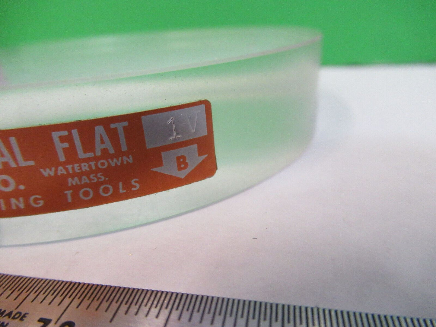 FOR PARTS OR REPAIR OPTICAL FLAT SUBSTRATE FUSED SILICA 4" PICTURED G3-FT-96