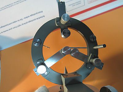 GONIOMETER-TEIL RÖNTGENBEFRUCHTUNG ODER OPTIK-PROBENHALTER MIT MIKROMETER BIN#16