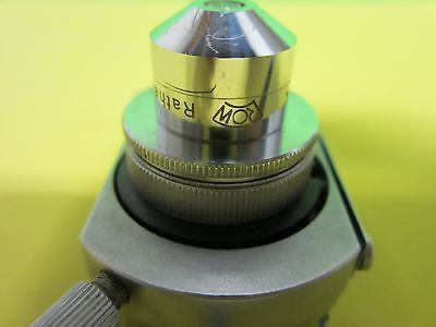 MICROSCOPE ROW OBJECTIVE RATHENOW NOMARSKI OPTICS BIN#11-DT-S