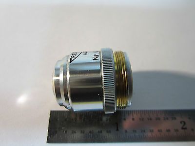 MICROSCOPE PART OBJECTIVE REICHERT AUSTRIA 8X OPTICS BIN#24-57-3