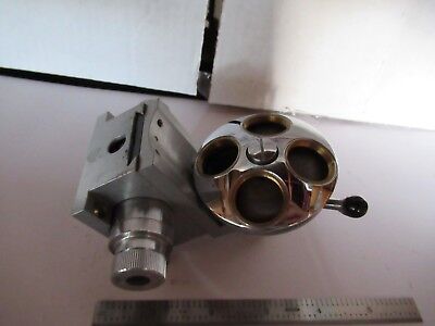 REICHERT AUSTRIA VISOPAN NOSEPIECE ASSEMBLY MICROSCOPE PART AS PICTURED &60-C-04