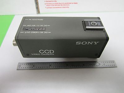 MICROSCOPE INSPECTION VIDEO CAMERA CCD SONY SSC-D5 OPTICS AS IS BIN#N5-01