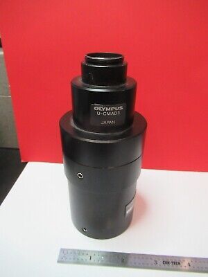 OLYMPUS JAPAN U-CMAD3 + U-PMTV CAMERA ADAPTER MICROSCOPE PART AS PICTURED &5M-X1