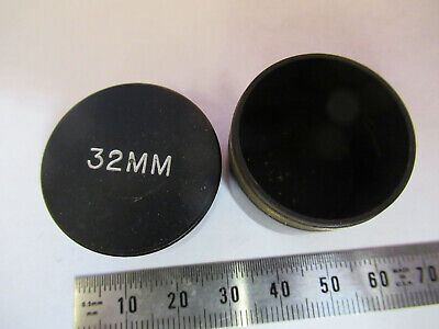 EMPTY BRASS CAN 32mm OBJECTIVE MICROSCOPE PART AS PICTURED &A2-FT-67