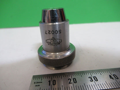 OBJECTIVE MAGNA 5X OPTICS LENS MICROSCOPE PART  AS PICTURED &Z9-A-105