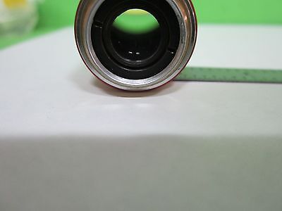 MICROSCOPE PART OBJECTIVE NPL FLUOTAR RED LEITZ GERMANY OPTICS AS IS BIN#T1-19