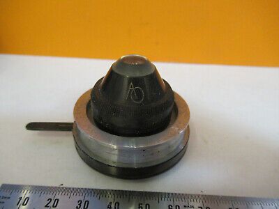 SPENCER AO CONDENSER + IRIS ANTIQUE MICROSCOPE PART AS PICTURED &P2-A-86