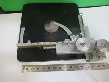 OLYMPUS JAPAN XY STAGE TABLE MICROSCOPE PART AS PICTURED Z9-A-210