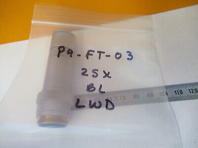 INDUSTRIAL LWD BAUSCH LOMB OBJECTIVE 25X MICROSCOPE PART AS PICTURED #P9-FT-03