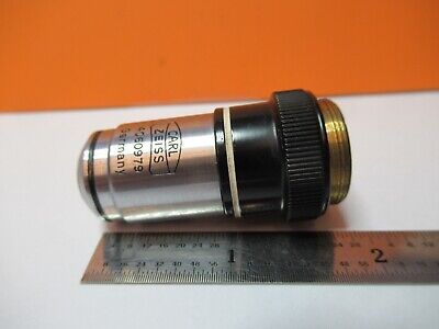 CARL ZEISS GERMANY OBJECTIVE 100X /160 OPTICS MICROSCOPE PART AS PIC &A9-A-64