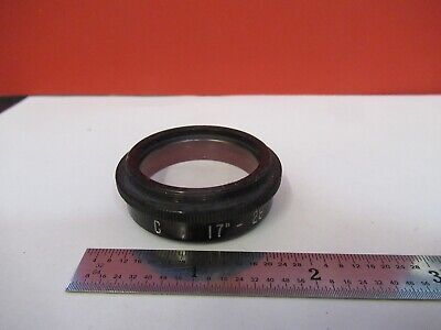 MOUNTED STEREO LENS OBJECTIVE C 17" - 26" MICROSCOPE PART AS PICTURED &Q1-A-58