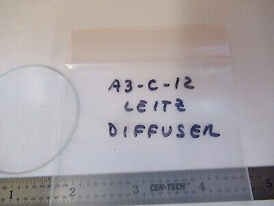 LEITZ GERMANY DIFFUSER FILTER OPTICS MICROSCOPE PART AS PICTURED &A3-C-12