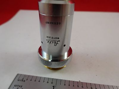 MICROSCOPE PART OBJECTIVE LEITZ L32X OPTICS AS IS BIN#K8-B-13