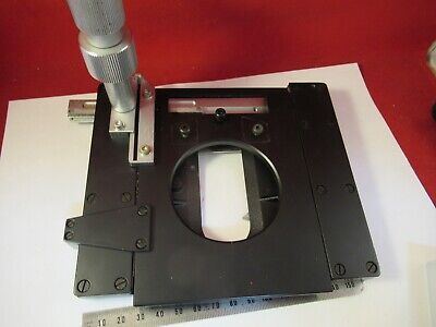 LEITZ WETZLAR GERMANY STAGE TABLE MICROSCOPE PART AS PICTURED &13-A-18