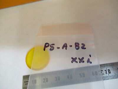 OPTICAL YELLOW GLASS FILTER LENS PRO OPTICS AS PICTURED &P5-A-82