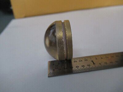 OPTICAL THICK PLANO CONVEX DOME RARE OPTICS AS PICTURED &F4-A-63