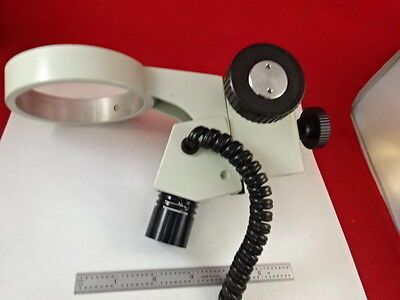 MICROSCOPE PART MITUTOYO JAPAN SUPPORT ASSEMBLY + LAMP OPTICS AS IS B#TC-2-92