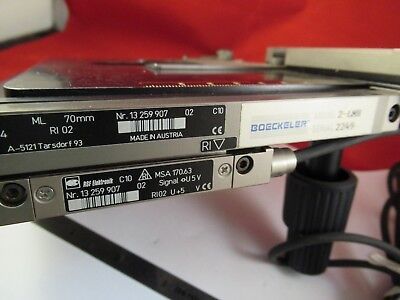 LEICA DMR GERMANY STAGE TABLE ROTABLE for POL OPTICS MICROSCOPE PART &100-22