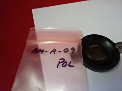 BAUSCH LOMB POL POLARIZER LENS MICROSCOPE PART OPTICS AS PICTURED &AM-A-09