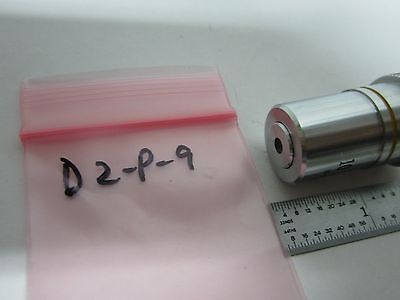 MICROSCOPE PART OPTICAL OBJECTIVE 10X OPTICS AS IS BIN#D2-P-9