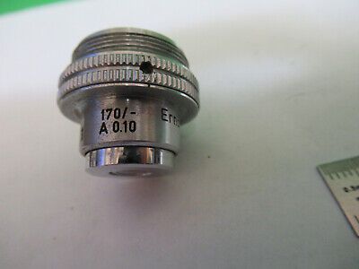 VINTAGE LEITZ 3.5X /170 OBJECTIVE LENS MICROSCOPE PART AS PICTURED &Q9-A-129