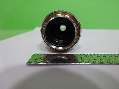 MICROSCOPE PART LEITZ GERMANY FLUORESCENCE OBJECTIVE 63X OPTICS AS IS BN#11-E-15