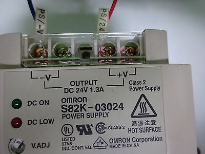 OMRON 582K-03024 POWER SUPPLY CONTROL SYSTEMS AS IS BIN#X9-02