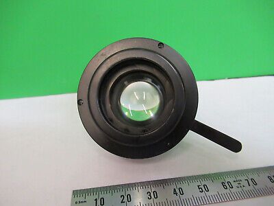 SPENCER ANTIQUE CONDENSER + IRIS OPTICS MICROSCOPE PART AS PICTURED &Z1-A-14