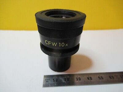 NIKON JAPAN CFW 10X EYEPIECE MICROSCOPE OPTICS AS PICTURED &14-C-33