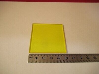 OPTICAL GLASS YELLOW FILTER PRO OPTICS AS PICTURED &T6-A-03