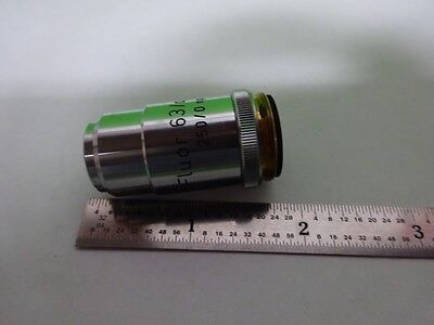 MICROSCOPE PART OBJECTIVE REICHERT AUSTRIA FLUOR 63X OPTICS AS IS BIN#72-61